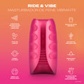 RIDE & VIBE Masturbador de pene vibrante