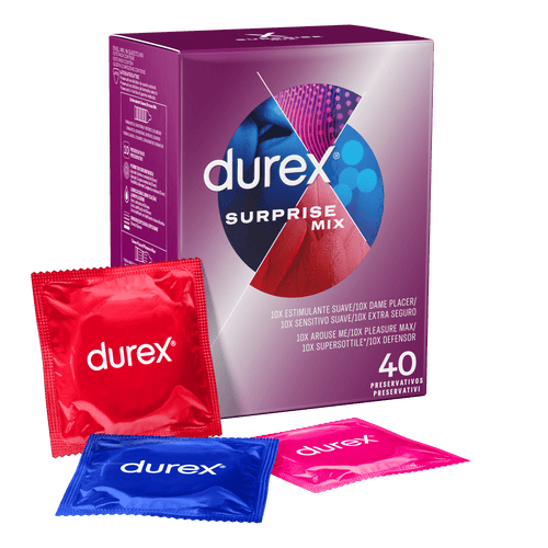 Durex ES Condoms Durex Preservativo Surprise Me 40 Condones