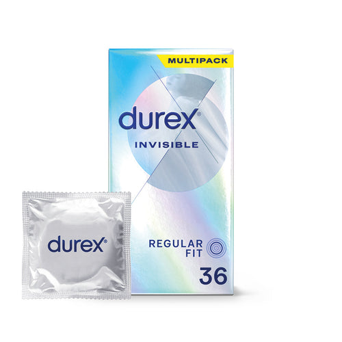 Durex ES Condoms Durex Preservativos Invisible Extra Sensitivo 36 unidades