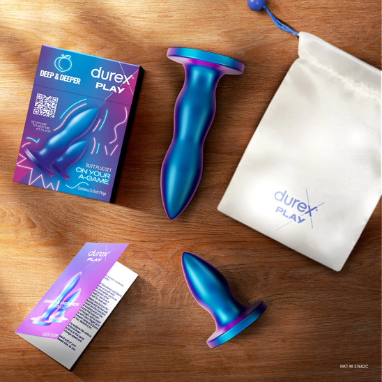 Durex España DEEP & DEEPER Set de plugs anales