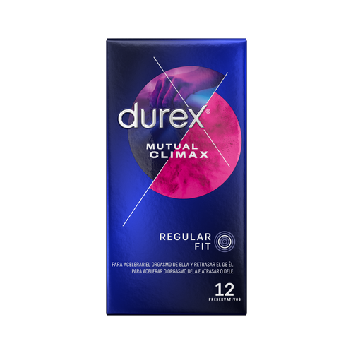 Durex ES Condoms Durex Preservativos Mutual Climax 12 unidades