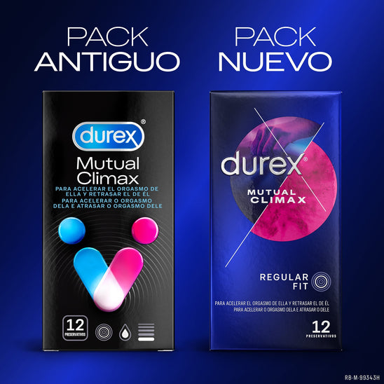 Durex ES Condoms Durex Preservativos Mutual Climax 12 unidades