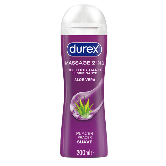 Durex Massage 2 in 1 Gel Lubricante Aloe Vera