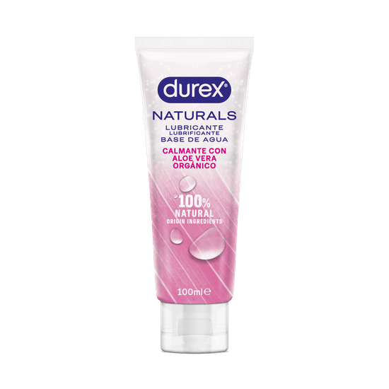 Durex Naturals lubricante base de agua calmante con aloe vera orgánico