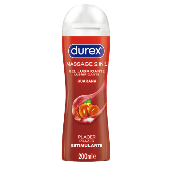 Durex Massage 2 in 1 Gel Lubricante Guaraná